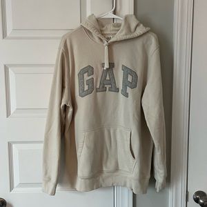 GAP logo hoodie size large